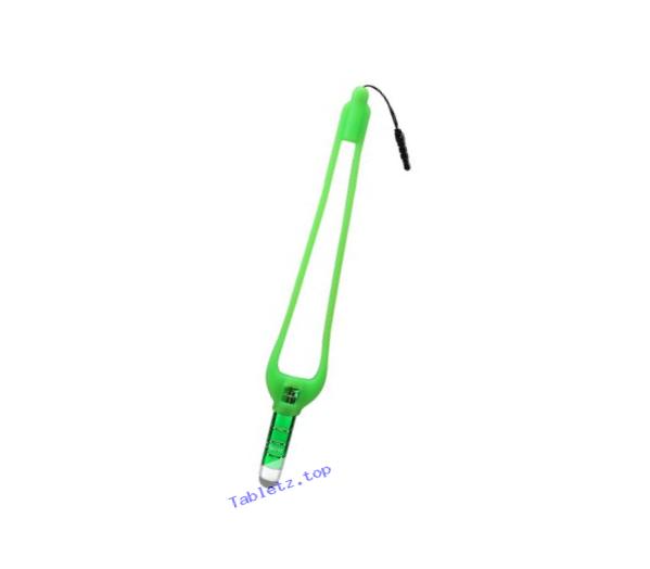 Cellet Ultra Sensitive Stylus Wristlet for Apple iPad iPhone Samsung S3 S4 S5 Note 2 3 HTC One Nokia Motorola Smartphones and Other Touchscreens - Green
