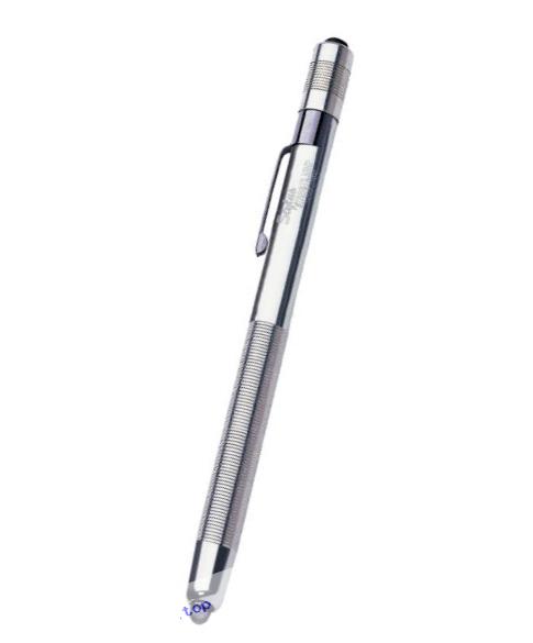 Streamlight 65012 Stylus 3-AAAA LED Pen Light, Silver with White Light 6-1/4-Inch