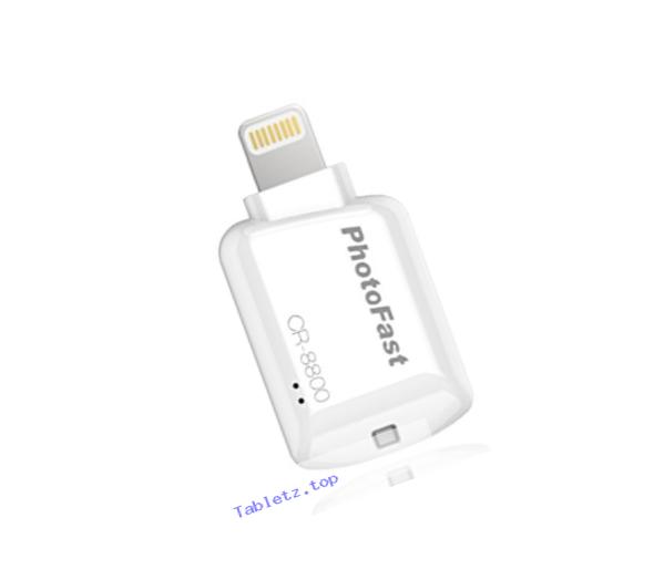 iPhone Micro SD Card Reader OTG by Gigastone Photofast [Mobile lightning MFi Iflash Drive backup for Apple iOS, iPad, iPod, iCloud, Mac, PC]