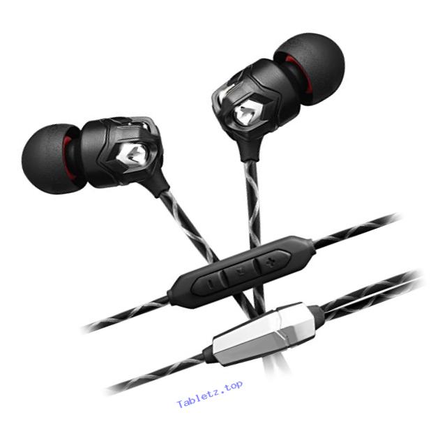 V-MODA Zn In-Ear Modern Audiophile Headphones with microphone - 3 Button