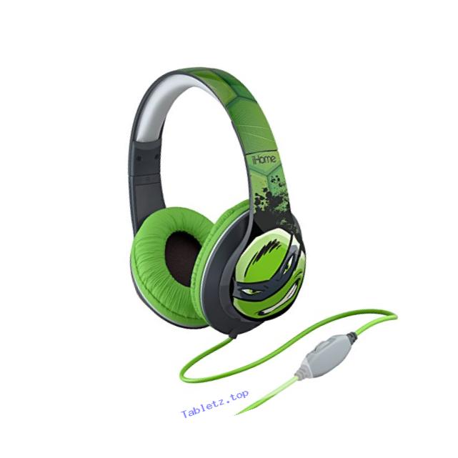 Teenage Mutant Ninja Turtles Over-The-Ear Headphones with Volume Control, Ni-M40TM