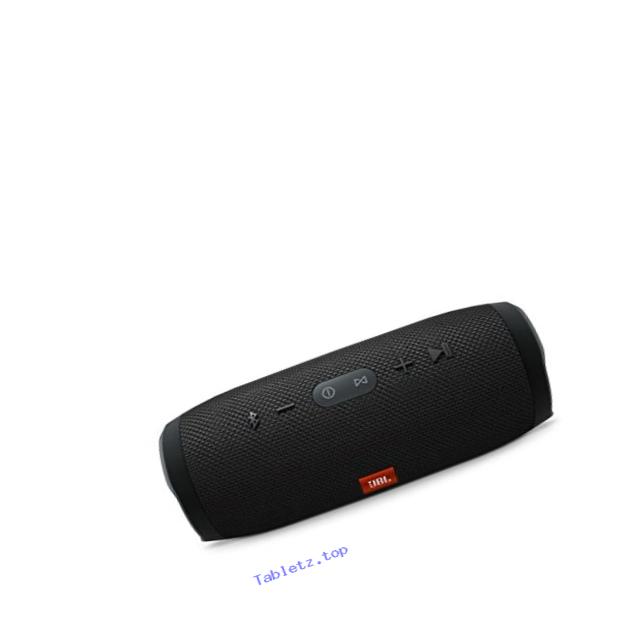 JBL Charge 3 JBLCHARGE3BLKAM Waterproof Portable Bluetooth Speaker (Black)