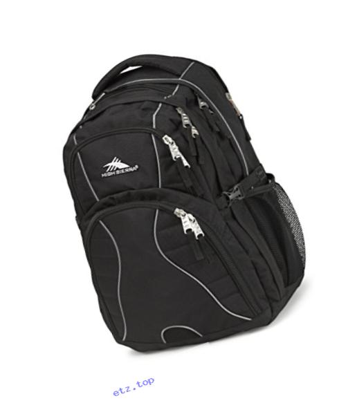 High Sierra 53665-1041 Swerve Backpack, Black