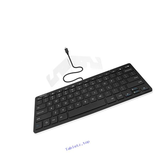 Macally Full Size Micro USB Keyboard for Samsung, Google and Most Android Tablets and Smartphones (WKEYAND)