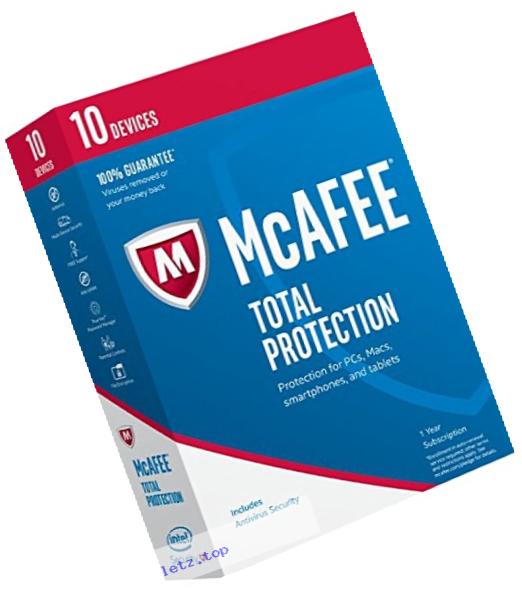 McAfee 2017 Total Protection-10 Devices [Key Code] (10-Users)